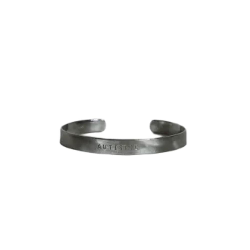 Silver Autistic Bangle